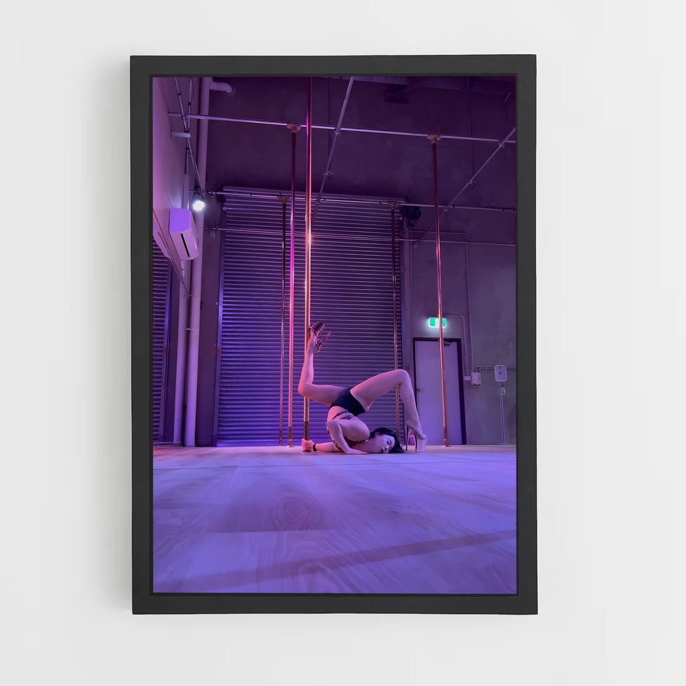 Poster Miss de pole – affiche Danse (vue 2)